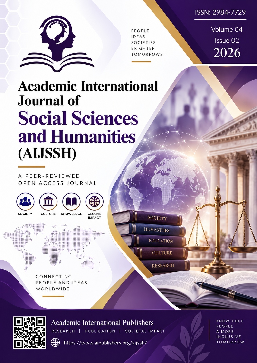 Academic International Journal of Social Sciences and Humanities (AIJSSH) – Journal Cover 2026